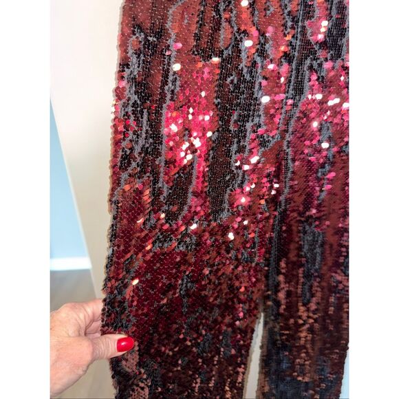 Dress The Population XXS Andy Strapless Sequin Jumpsuit Holiday Cocktail Party - Picture 10 of 16